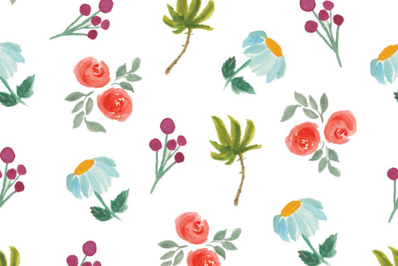 Download Retro Flower Pattern Seamless Vector - Vector Collection