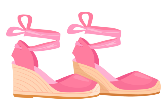 Download Pink Summer Shoes Cartoon Elegant Sexy F - Pink summer Collection