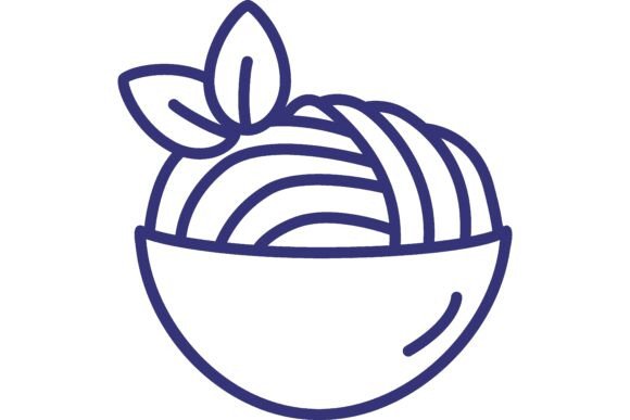 Download Pasta Line Icon. Spaghetti, Fettuccine, - Fettuccine Collection
