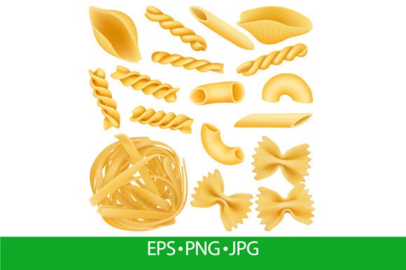 Download Realistic Italian Pasta, Dry Fettuccine, - Fettuccine Collection