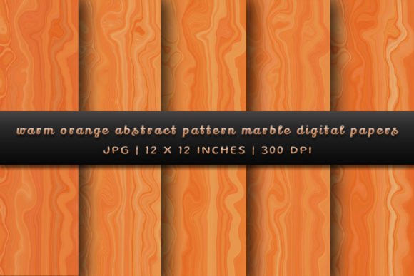 Download Warm Orange Abstract Pattern Marble - Warm orange Collection