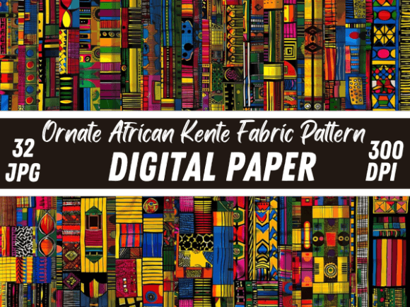 Download Ornate African Kente Fabric Pattern - Fabric pattern Collection