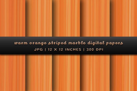 Download Warm Orange Striped Marble Backgrounds - Warm orange Collection