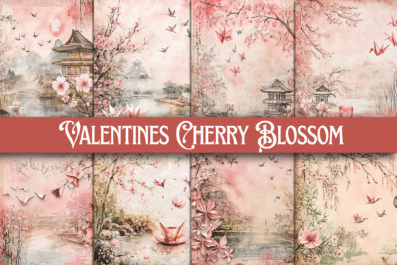 Download Valentines Cherry Blossom Junk Journal - Blossom Collection