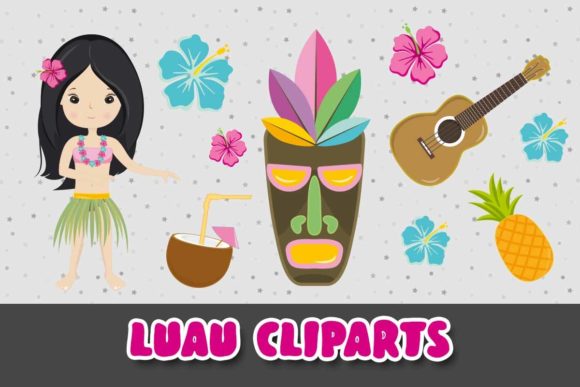 Download Luau Clipart Hawaiian Illustrations - Illustration Collection